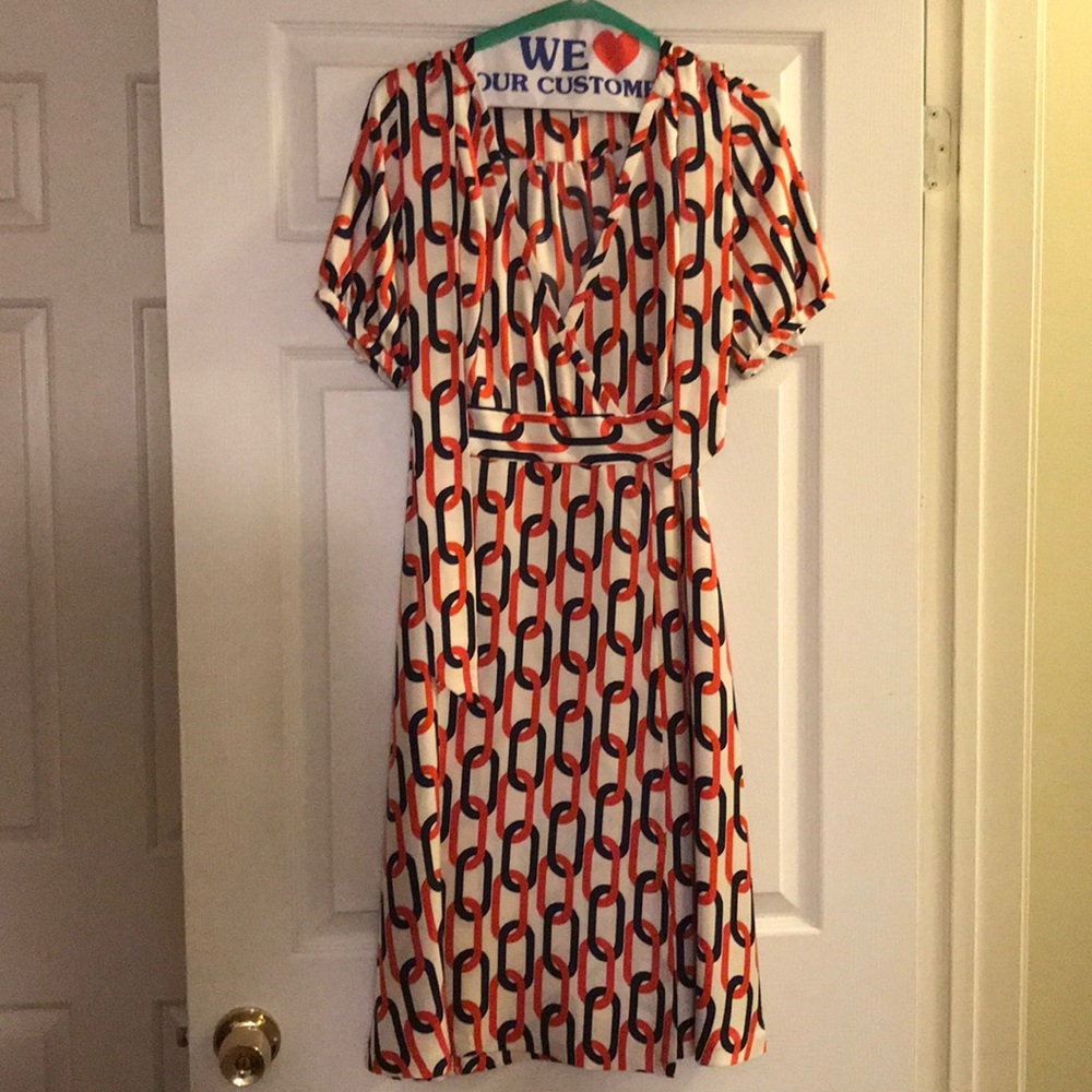 Silk wrap dress